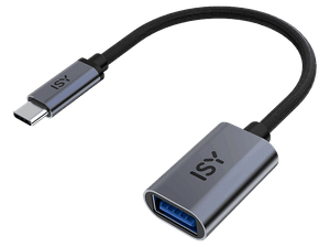 Adapter USB-C na USB-A 3.0 OTG ISY IAD-1050 Srebrny