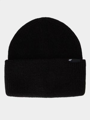 4F czapka z szerokim wywinięciem typu beanie 4FJWAW25ACAPU652 (one size)