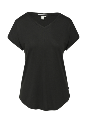 Luźny T-shirt z mieszanki modalu