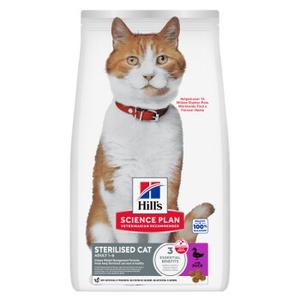 Hill's Science Plan karma sucha dla kota, Adult, Sterilised z kaczką 10 kg