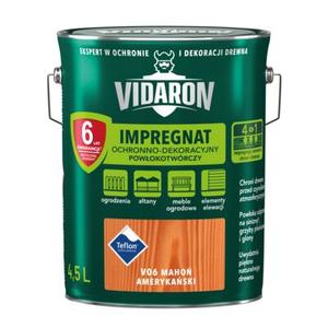 Impregnat Powłokotwórczy Ochronno-Dekoracyjny Mahoń Amerykański V06 4,5 l VIDARON