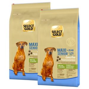 SELECT GOLD Sensitive Senior Maxi Kaczka i ziemniaki 2x12 kg