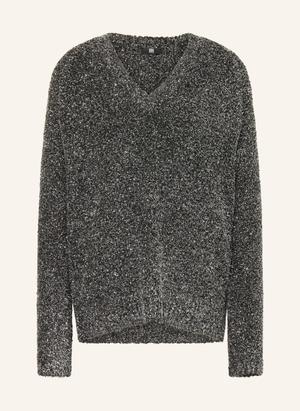 Riani Sweter Z Błyszczącą Przędzą schwarz