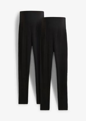 Legginsy ciążowe z bawełny organicznej  (2 pary)