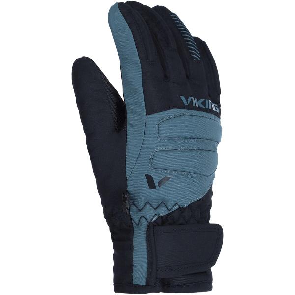 Rękawice narciarskie dziecięce VIKING Flinx Ski Kids z membraną czarne (4)