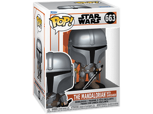 Figurka FUNKO POP Star Wars 663 The Mandalorian with Dark Saber