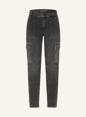 Allsaints Jeansy Bojówki Duran schwarz