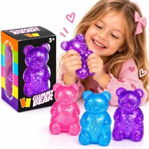 Gniotek Antystresowy Squishy Miś 8 cm Sensoryczny Fidget Zabawka Dla Dzieci