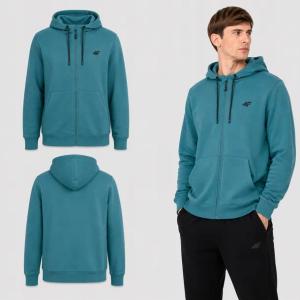 BLUZA MĘSKA DRESOWA 4F Z KAPTUREM ROZPINANA SPORTOWA XXL M2551 SS26