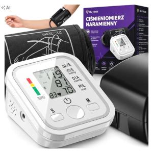 CIŚNIENIOMIERZ NARAMIENNY ELEKTRONICZNY MÓWI PO POLSKU ARYTMIA AUTOMATYCZNY
