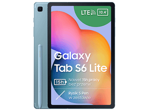 PRODUKT PO EKSPOZYCJI - Tablet SAMSUNG Galaxy Tab S6 Lite 10.4 LTE 4GB/64GB Niebieski SM-P619NZBAXEO + rysik S-Pen