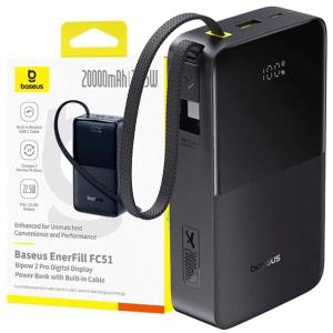 POWERBANK BASEUS 20000 mAh 22.5W SZYBKI POWER BANK Z KABLEM USB-C BIPOW PRO