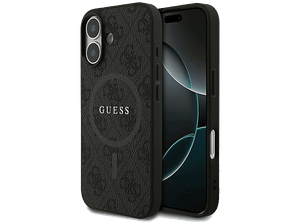 Etui GUESS 4G Ring Classic Logo MagSafe do iPhone 17 Czarny