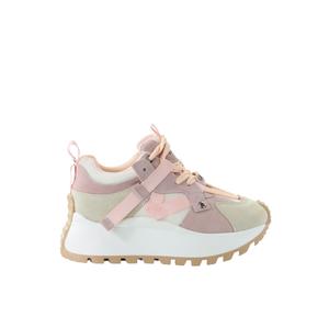 Damskie sneakersy skórzane jasnoróżowe GOE TT2N4022