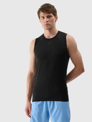 4F koszulka męska bezrękawnik treningowy 4FWSS25TFSLM461 czarna (XL)