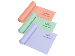 Zestaw 3 gum fitness SPOKEY Ribbon Tex Set Wielokolorowy