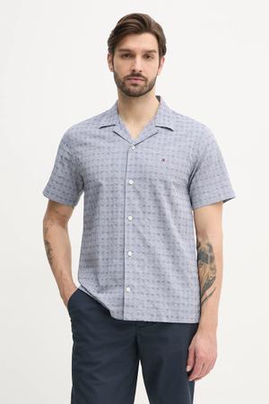 Tommy Hilfiger koszula z domieszką lnu