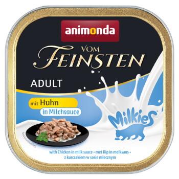 animonda Vom Feinsten mokra karma dla kota, Adult, Milkies 32x100g Kurczak
