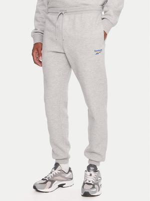 Reebok Spodnie dresowe RK25146CCM Szary Regular Fit