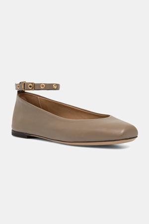 Emporio Armani baleriny skórzane
