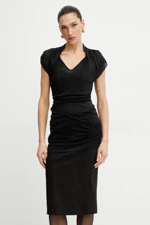 Pinko sukienka lniana