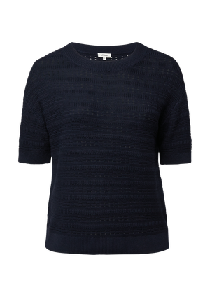 Sweter Ajour z półrękawami