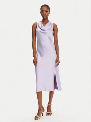 Patrizia Pepe Sukienka koktajlowa 2A2878/A563-M531 Fioletowy Regular Fit