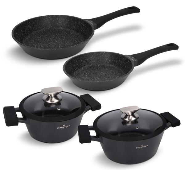 Zestaw garnków i patelni 6 el. Black Stone Zwieger
