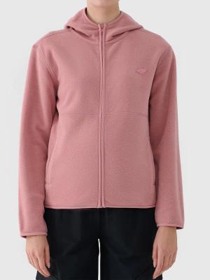 4F bluza polarowa damska polar 4FWAW25TFLEF355 różowy (S)