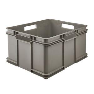 Pojemik Bruno Eco-Line Euro-Box XXL 52 x 43 x 28 cm 54 l szary