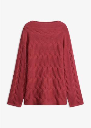Sweter w warkocze
