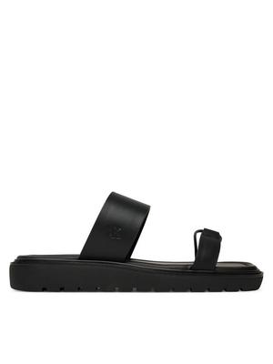 Calvin Klein Jeans Klapki Rope Sandal Soft Lth Mg YW0YW01864 Czarny