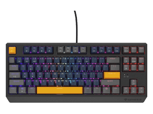 Klawiatura przewodowa GENESIS Thor 230 TKL Outemu Panda Niebiesko-szara
