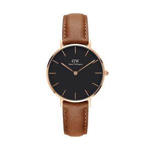 Daniel Wellington DW Watch Petite Durham Black Rose Gold 32mm