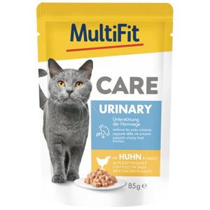 MultiFit Care Urinary mokra karma dla dorosłych kotów Kurczak 48x85 g