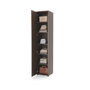 Szafa Bed Concept BC-21 Rozmiar - 45x218x46 cm | Kolor - Dąb dunin | do sypialni | do małych wnętrz | nowoczesna
