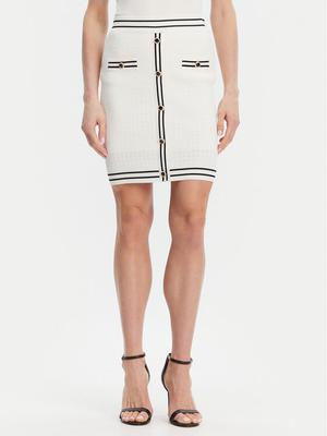 Fracomina Spódnica ołówkowa FR25SG4003K52401 Écru Slim Fit