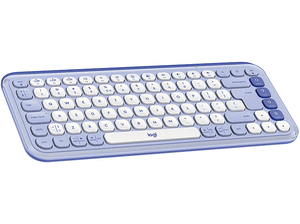 Klawiatura bezprzewodowa LOGITECH Pop Icon Keys Liliowy