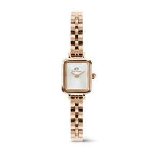 Daniel Wellington DW Watch Quadro Mini Arch 3-link White Sunray Rose Gold 15.4X18.2mm