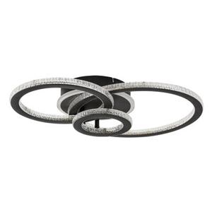 Lampa sufitowa Maziar LED 40 W czarna 3000-6500 K 52 x 35 cm czarny