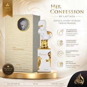 Lattafa Her Confession 100ml Arabskie Damskie Perfumy WYPRZEDAŻ ORYGINALNE