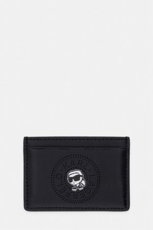 Karl Lagerfeld etui na karty damskie skórzane IKON