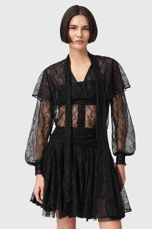 AllSaints bluzka z bawełną