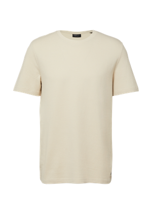 T-shirt z teksturowanego dżerseju