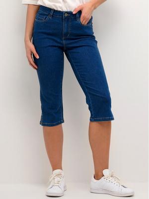 Kaffe Spodnie capri Vicky 10505521 Niebieski Slim Fit