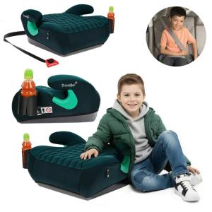 FOTELIK SAMOCHODOWY PODKŁADKA SIEDZISKO ZIELONY PIKOWANY R129 125-150 CM
