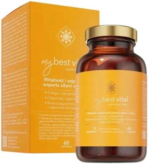 MyBestPharm MyBestVital 60 kapsułek Wytrzymałość Energia Samopoczucie Stres