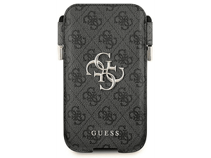 Etui GUESS 4G Big Metal Logo Pouch do 6.7 cala Szary GUHCP12L4GPSGR