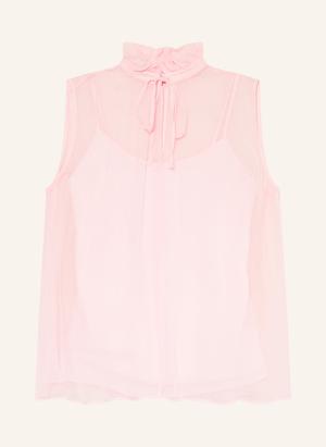 Mrs & Hugs Top Z Falbankami rosa