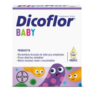 Dicoflor Baby probiotyk krople zestaw 2 x 5 ml (10 ml)